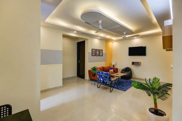 Living Area - Studio 21 GSA39 Apartment in Golf Course Extension, Gurgaon