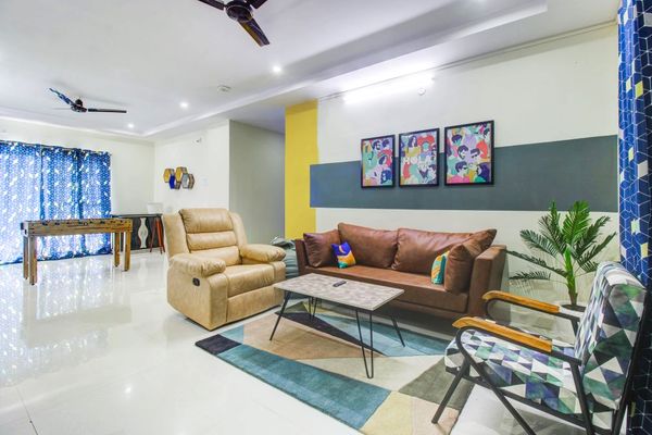 Living Area - Studio 21 HHA06 Apartment in Gachibowli, Hyderabad