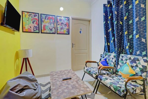 Living Area - Studio 21 BKA06 Apartment in Koramangala, Bengaluru