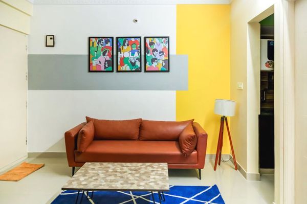 Living Area - Birkdale 107 Apartment in JP Nagar, Bengaluru