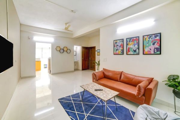 Living Area - Cavan 204 Apartment in OMR, Chennai