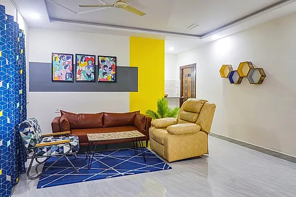 Apartment in Madhapur with Living Area