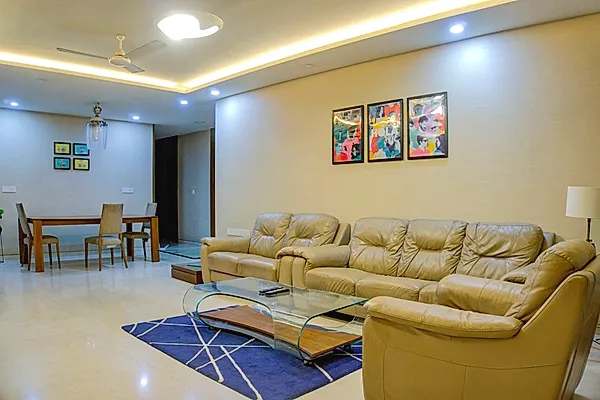 Apartment in Koregaon Park with Living Area