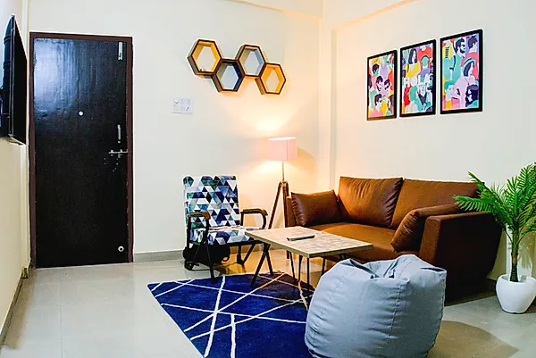 Apartment in Kharadi with Living Area