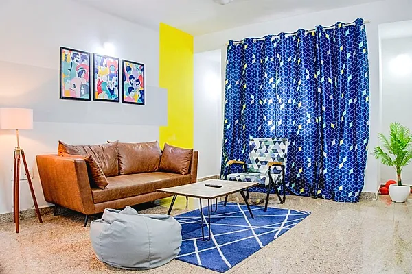 Apartment in Koregaon Park with Living Area