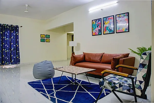 Apartment in Hadaspar with Living Area