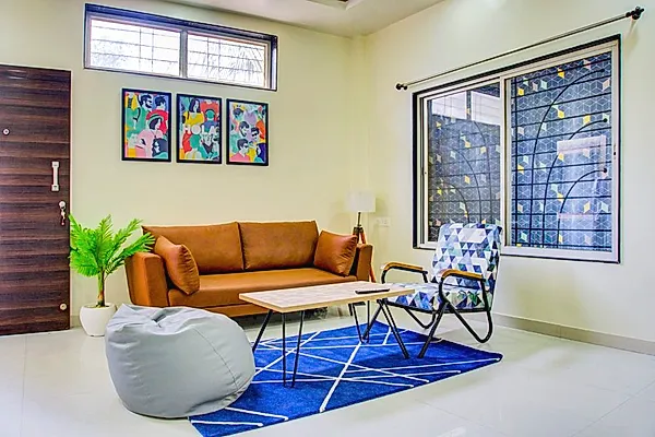 Apartment in Kharadi with Living Area